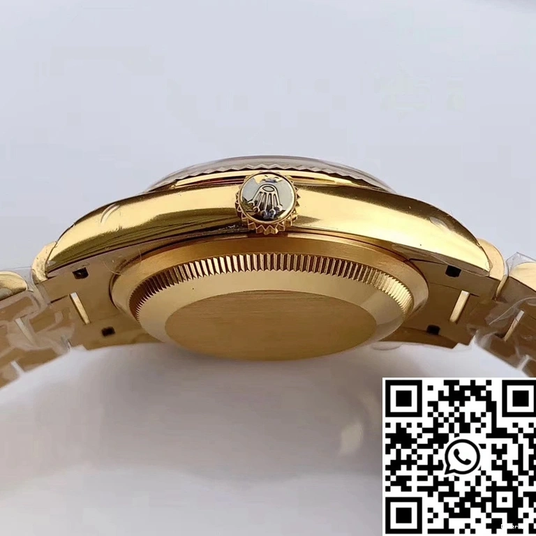 EW Rolex Factory M128238-0022 Day-Date Gray Dial Gold Yellow 0327